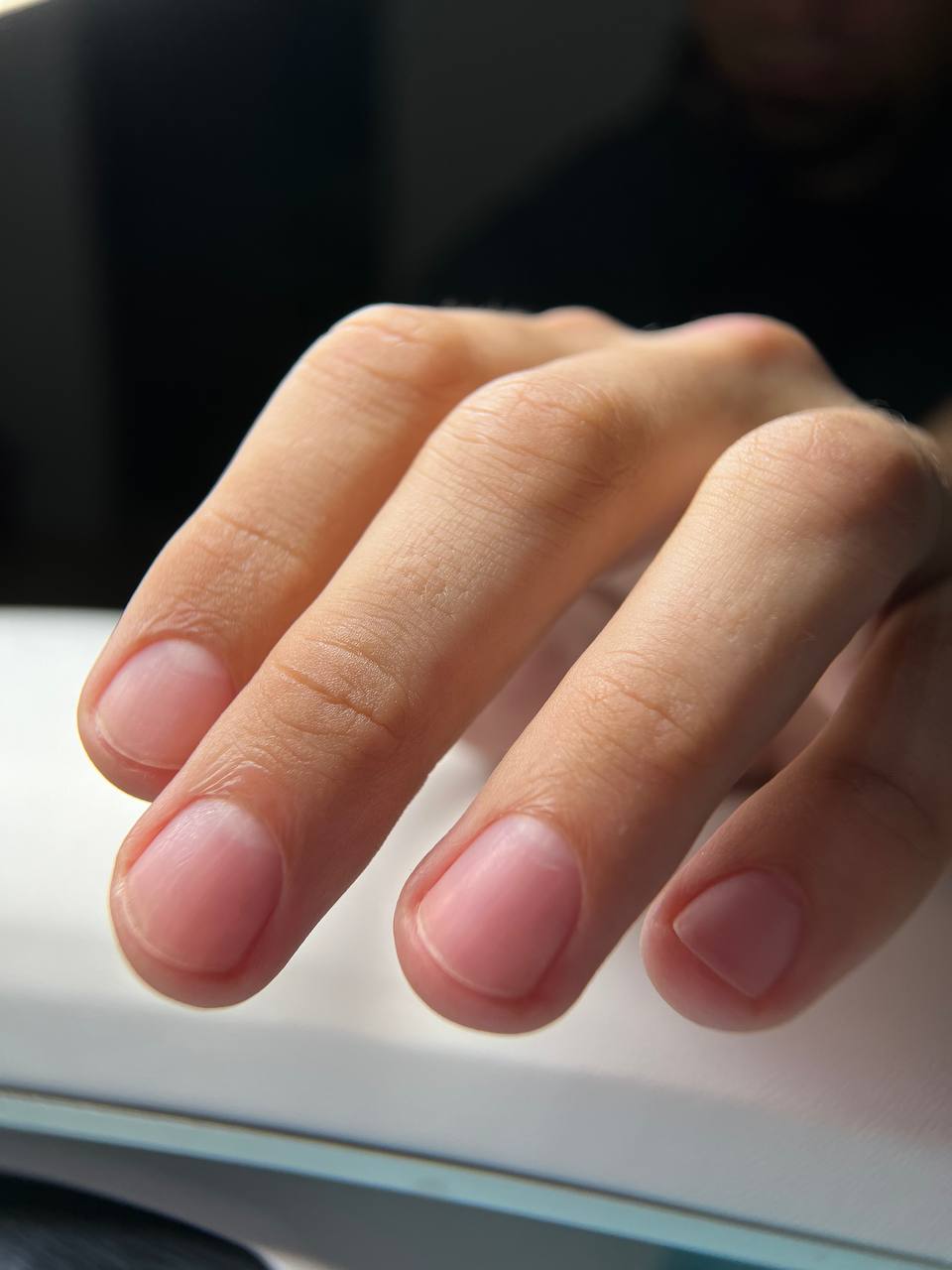Nude миндаль — светлый френч